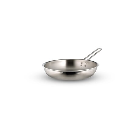 Bon Chef Country French-Two Tone S/S Saute Panskill W/1 Hndl No Cov 101/8"Dx17/8"H 71/2" Lng Hndl 1Qt 20Oz 60307-2ToneSS